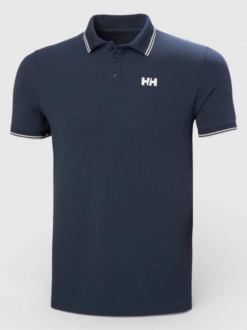 Helly Hansen Kos Polo férfi galléros póló sötétkék színben 5