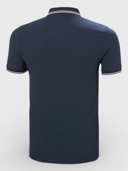 Helly Hansen Kos Polo férfi galléros póló sötétkék színben 6