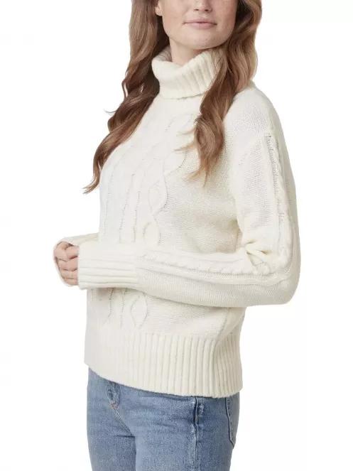 Helly Hansen W Arctic Ocean Chunky Knit női kötött pulóver fehér színben 2