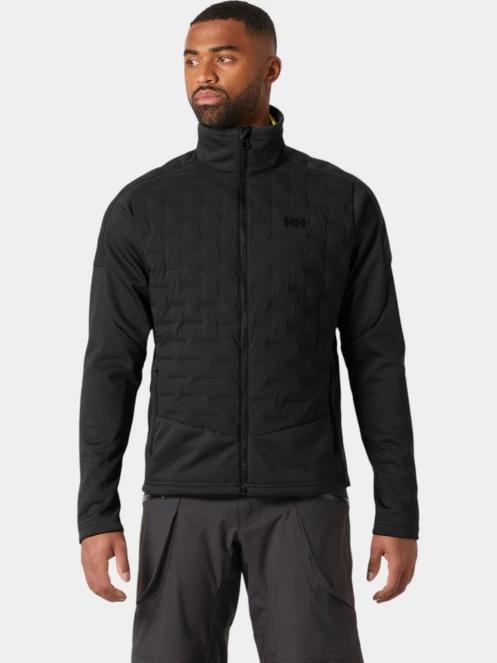 Helly Hansen Hp Hybrid Stretch Insulator férfi steppelt átmeneti kabát fekete színben 2