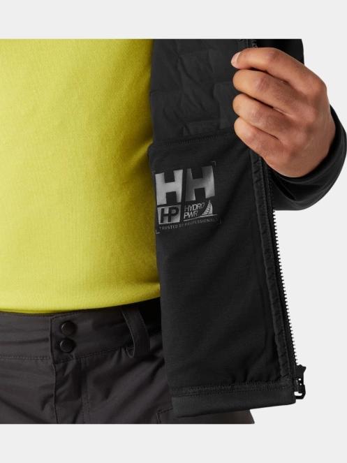 Helly Hansen Hp Hybrid Stretch Insulator férfi steppelt átmeneti kabát fekete színben 6