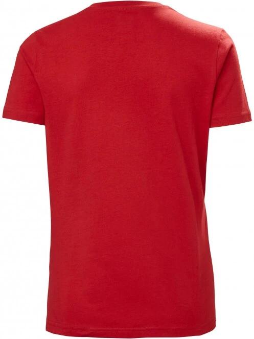 Helly Hansen W Hh Logo T-Shirt női rövid ujjú póló piros színben 5