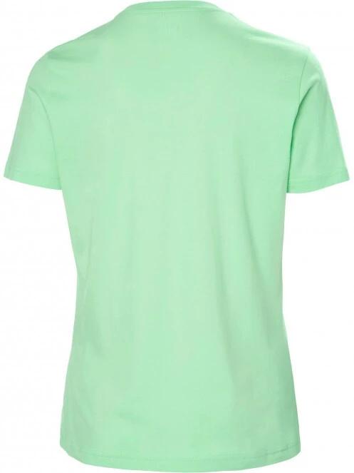 Helly Hansen W Hh Logo T-Shirt női rövid ujjú póló zöld színben 5