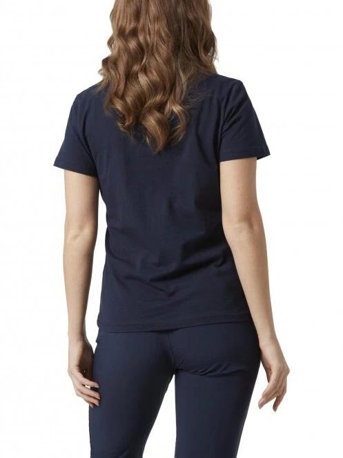 Helly Hansen W Hh Logo T-Shirt női rövid ujjú póló sötétkék színben 3