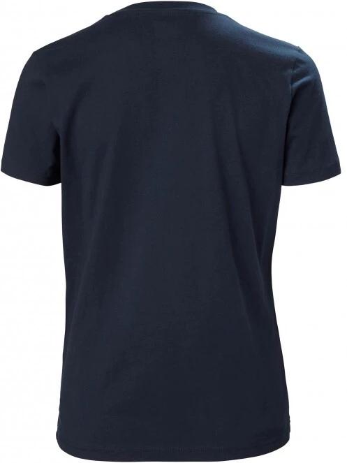 Helly Hansen W Hh Logo T-Shirt női rövid ujjú póló sötétkék színben 5