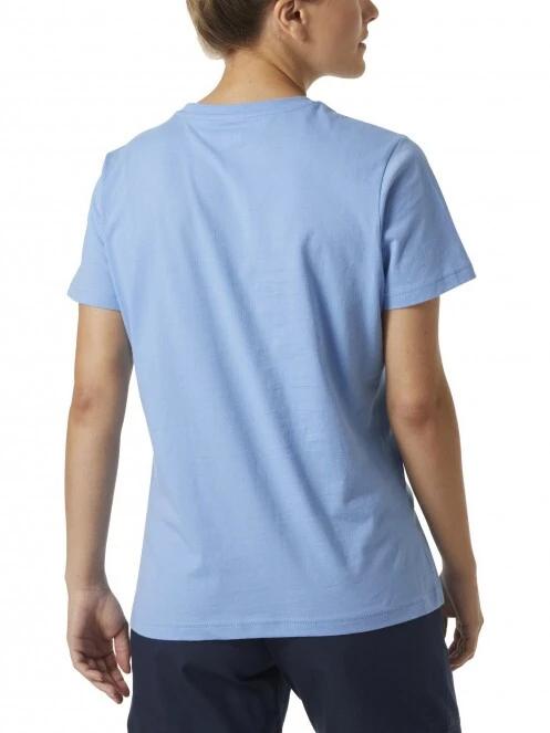 Helly Hansen W Hh Logo T-Shirt női rövid ujjú póló világoskék színben 3