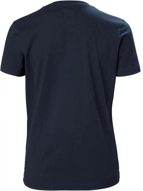 Helly Hansen W Hh Logo T-Shirt női rövid ujjú póló sötétkék színben 5