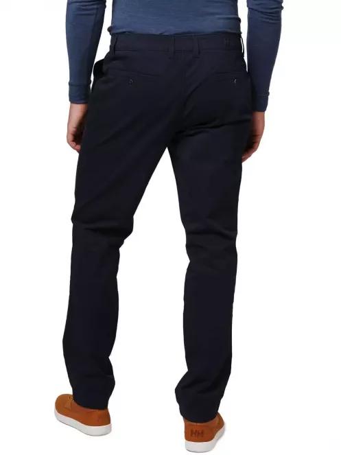 Helly Hansen Crew Chinos férfi utcai nadrág sötétkék színben 3