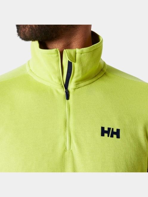 Helly Hansen Hp 1/2 Zip Pullover 2.0 férfi hosszú ujjú póló zöld színben 4
