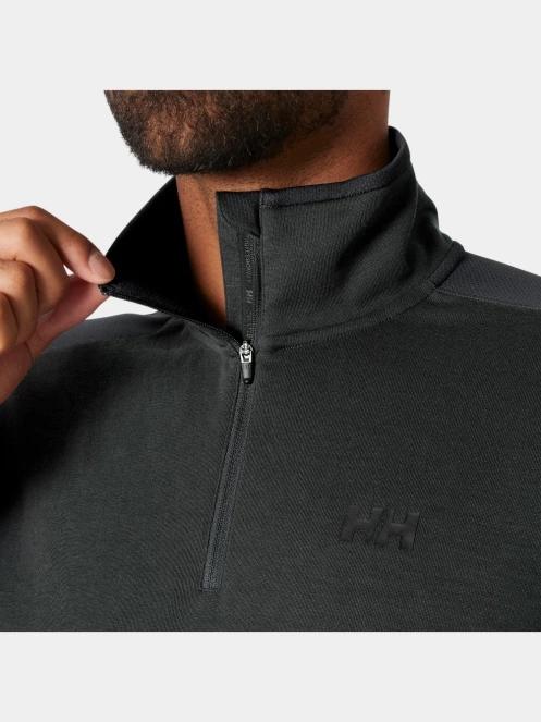 Helly Hansen Hp 1/2 Zip Pullover 2.0 férfi polár pulóver fekete színben 5