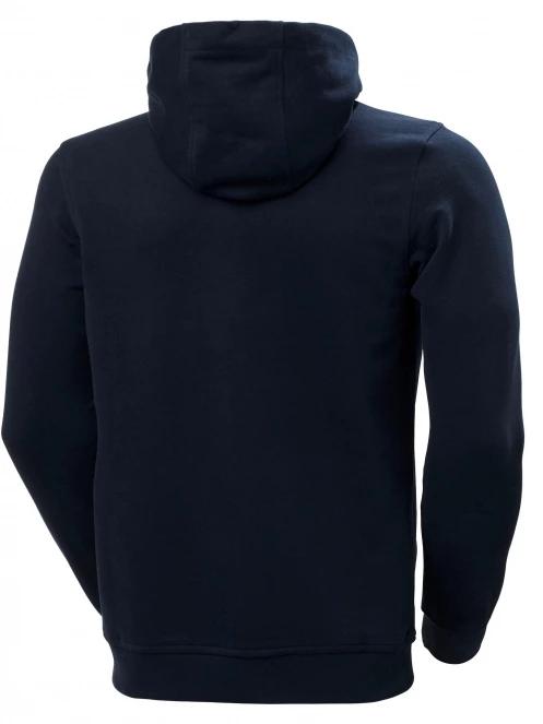 Helly Hansen Hh Logo Full Zip Hoodie férfi kapucnis pulóver sötétkék színben 3