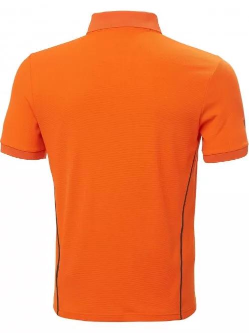Helly Hansen Hp Racing Polo férfi galléros póló narancssárga színben 3