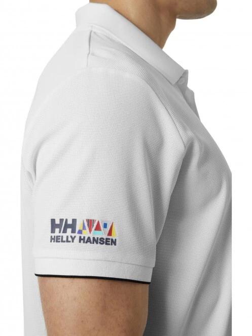 Helly Hansen Ocean Polo férfi galléros póló fehér színben 5