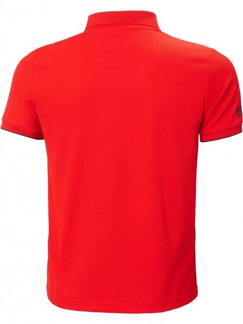 Helly Hansen Ocean Polo férfi galléros póló piros színben 7