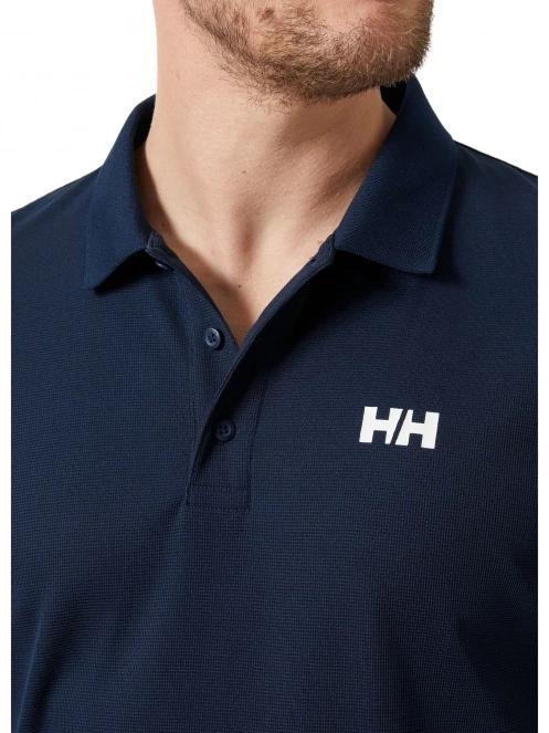 Helly Hansen Ocean Polo férfi galléros póló sötétkék színben 4