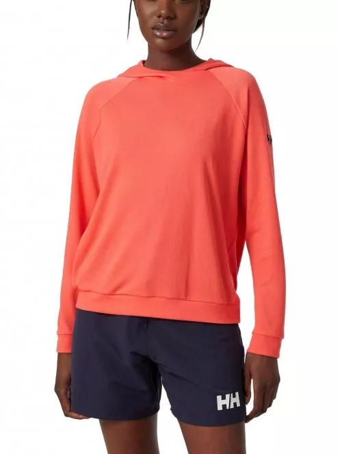 Helly Hansen W Inshore Hoodie női kapucnis pulóver piros színben 2