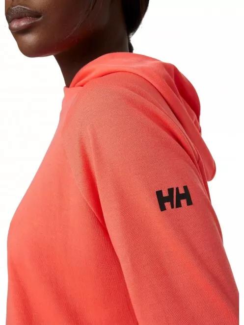 Helly Hansen W Inshore Hoodie női kapucnis pulóver piros színben 4