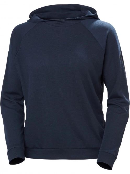 Helly Hansen W Inshore Hoodie női kapucnis pulóver sötétkék színben 6