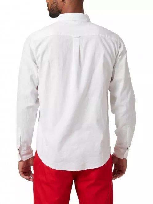 Helly Hansen Club Ls Shirt férfi hosszú ujjú ing fehér színben 3
