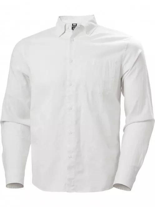 Helly Hansen Club Ls Shirt férfi hosszú ujjú ing fehér színben 4