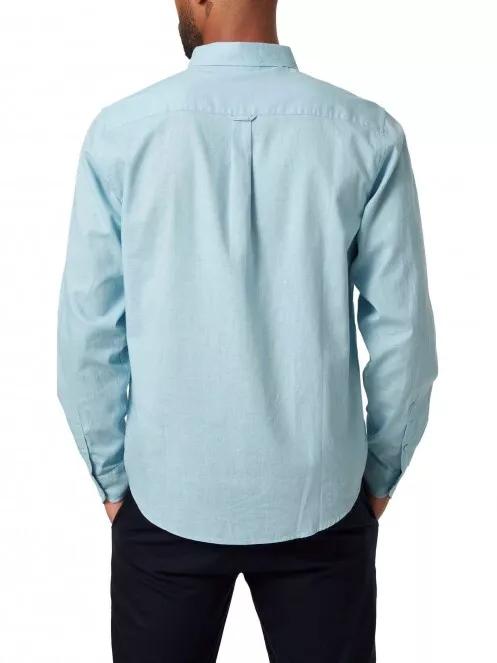 Helly Hansen Club Ls Shirt férfi hosszú ujjú ing világoskék színben 3