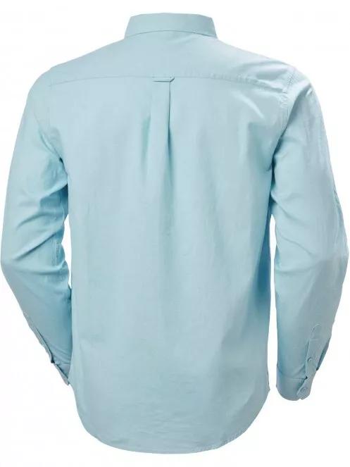 Helly Hansen Club Ls Shirt férfi hosszú ujjú ing világoskék színben 5