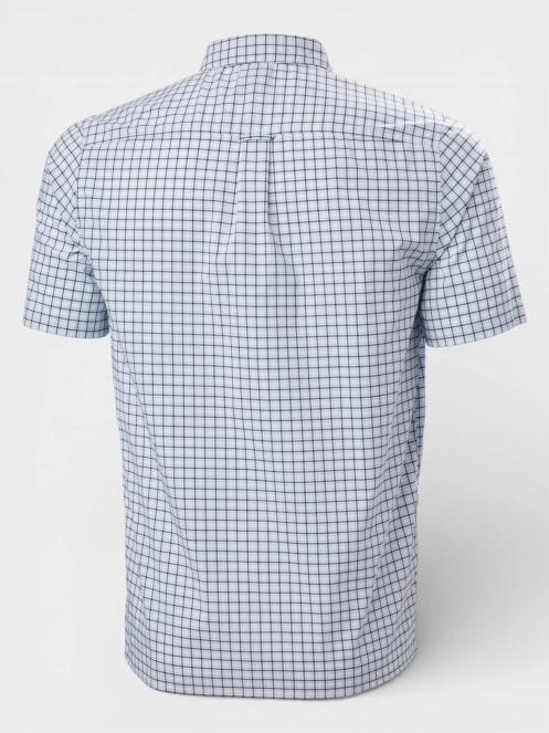 Helly Hansen Fjord Qd Ss Shirt 2.0 férfi rövid ujjú ing világoskék színben 3