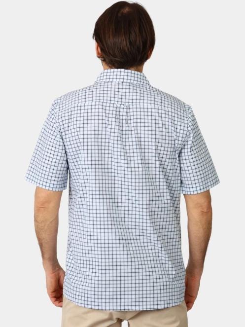 Helly Hansen Fjord Qd Ss Shirt 2.0 férfi rövid ujjú ing világoskék színben 4