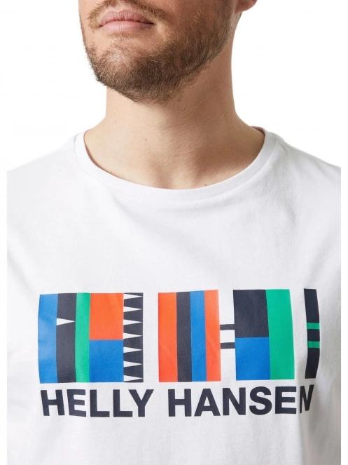 Helly Hansen Shoreline T-Shirt 2.0 férfi rövid ujjú póló fehér színben 4