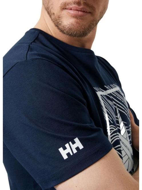 Helly Hansen Shoreline T-Shirt 2.0 férfi rövid ujjú póló sötétkék színben 5
