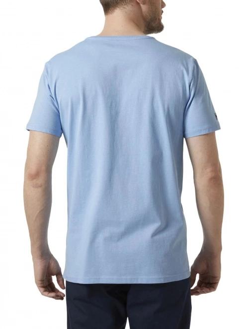 Helly Hansen Shoreline T-Shirt 2.0 férfi rövid ujjú póló világoskék színben 3