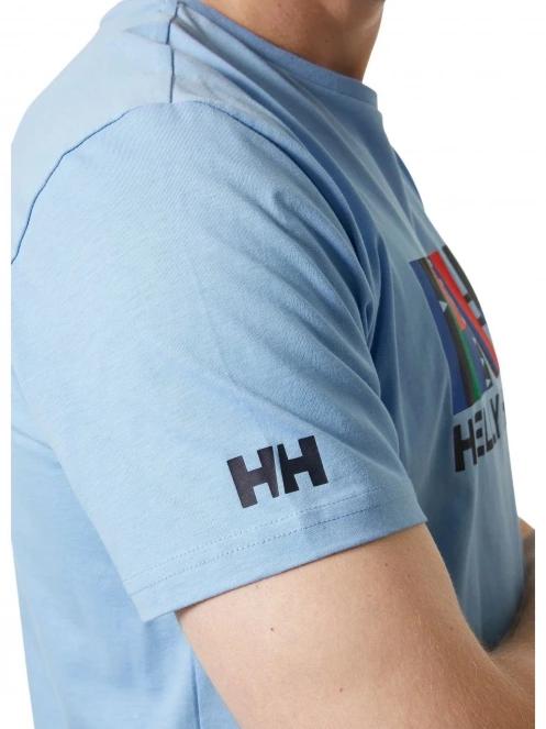 Helly Hansen Shoreline T-Shirt 2.0 férfi rövid ujjú póló világoskék színben 5