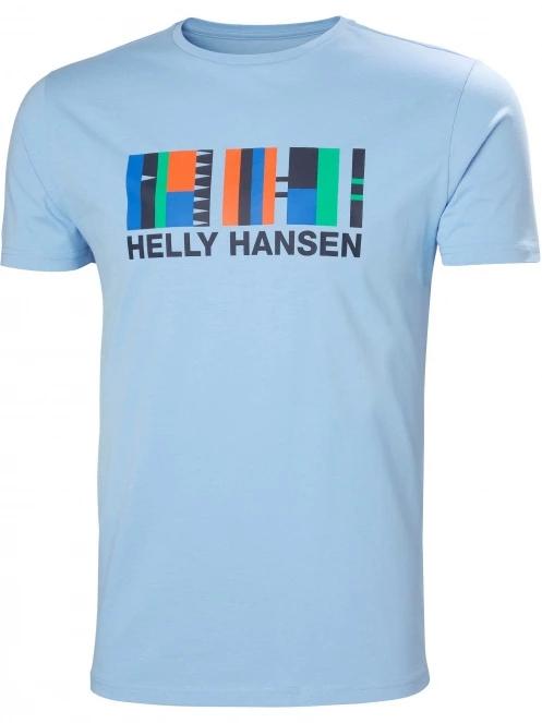 Helly Hansen Shoreline T-Shirt 2.0 férfi rövid ujjú póló világoskék színben 6