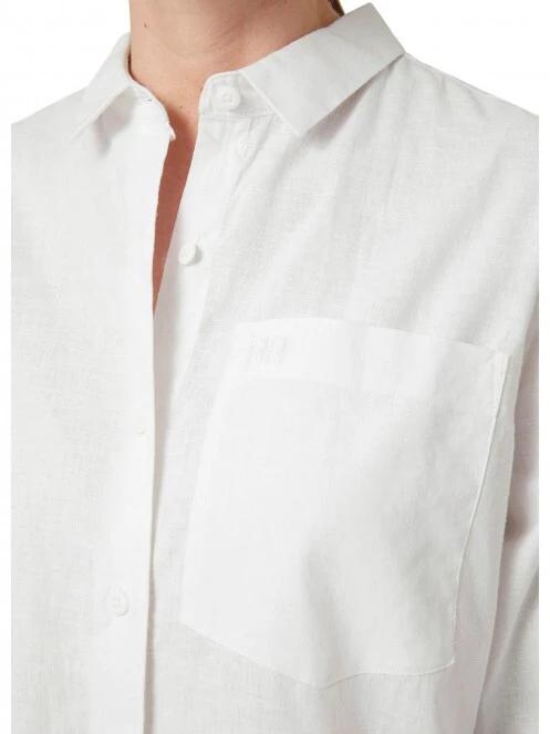 Helly Hansen W Club Shirt női hosszú ujjú ing fehér színben 4