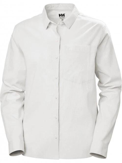 Helly Hansen W Club Shirt női hosszú ujjú ing fehér színben 7