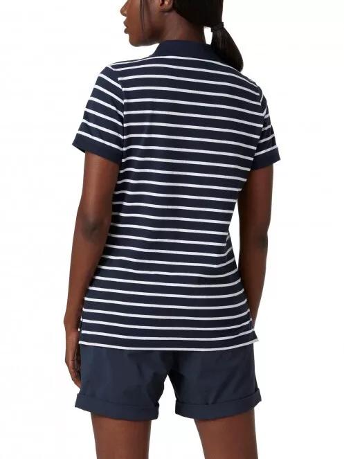 Helly Hansen W Siren Organic Cotton Polo női galléros póló sötétkék színben 3