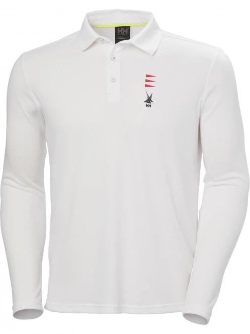 Helly Hansen Skagerrak Quickdry Rugger férfi hosszú ujjú póló fehér színben 6