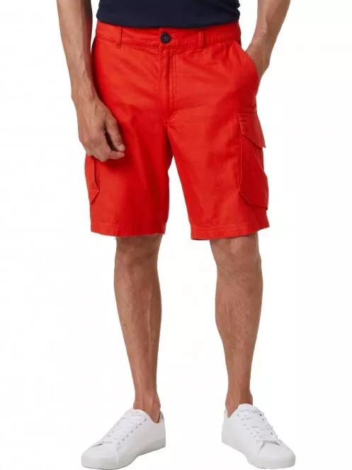 Helly Hansen Bermuda Cargo Short 2.0 férfi oldalzsebes rövidnadrág piros színben 2
