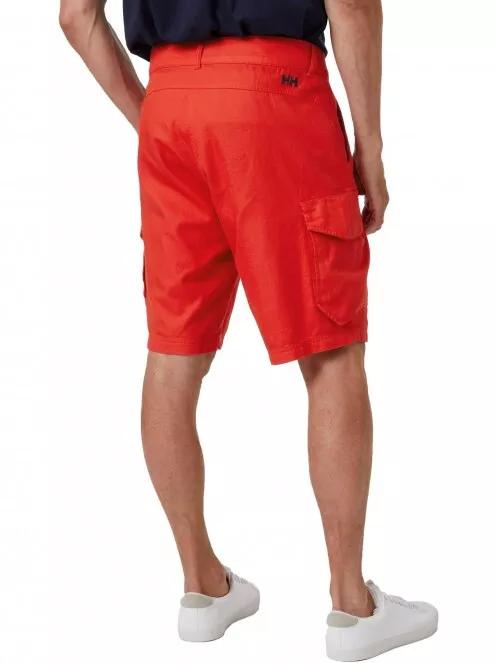 Helly Hansen Bermuda Cargo Short 2.0 férfi oldalzsebes rövidnadrág piros színben 3