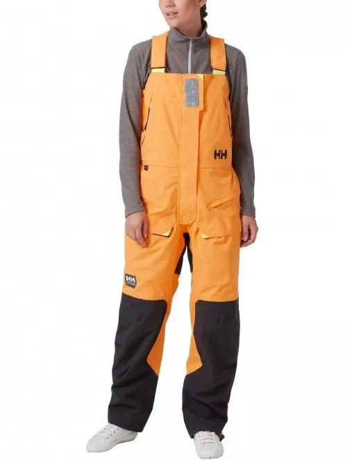 Helly Hansen W Skagen Offshore Bib női vitorlás overál narancssárga színben 2