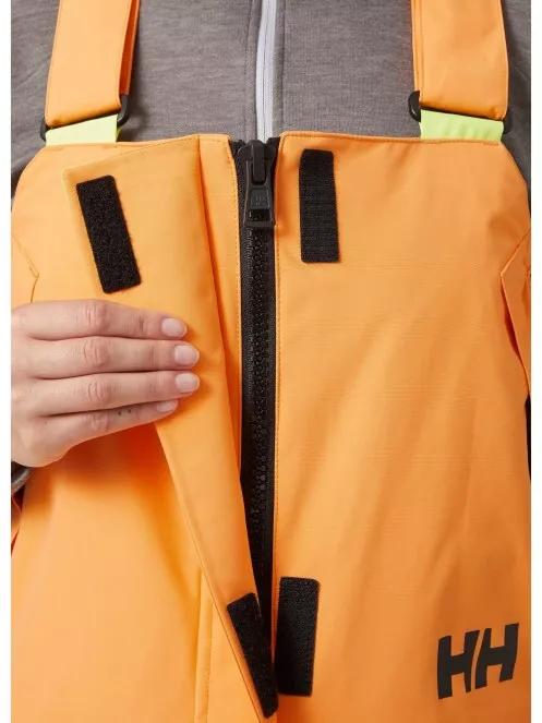 Helly Hansen W Skagen Offshore Bib női vitorlás overál narancssárga színben 4