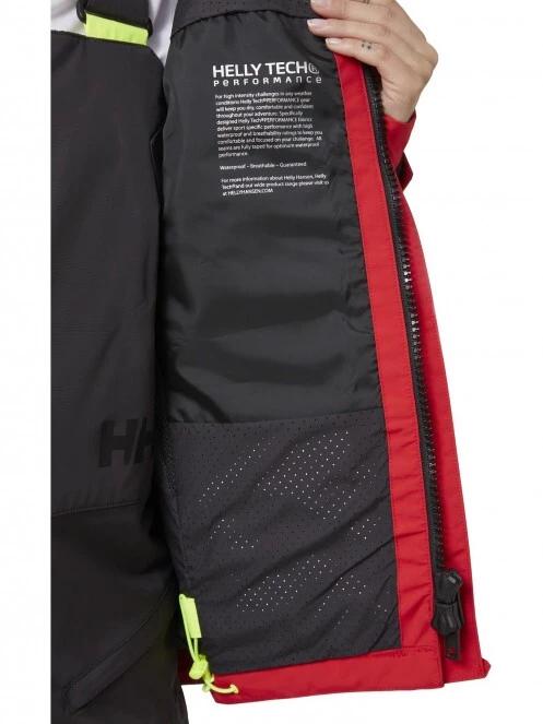 Helly Hansen W Skagen Offshore Jacket női vitorlás kabát piros színben 8
