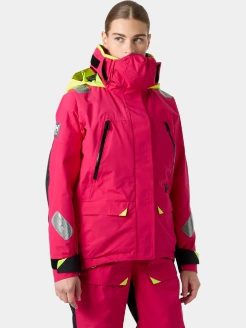 Helly Hansen W Skagen Offshore Jacket női vitorlás kabát magenta színben 2