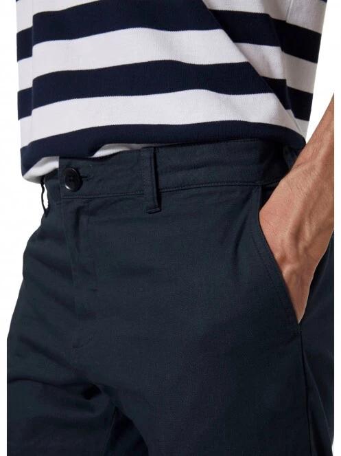 Helly Hansen Dock Chinos férfi utcai nadrág sötétkék színben 4