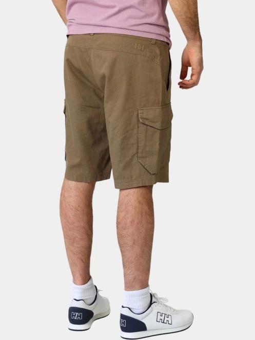 Helly Hansen Dock Cargo Shorts férfi oldalzsebes rövidnadrág oliva színben 4
