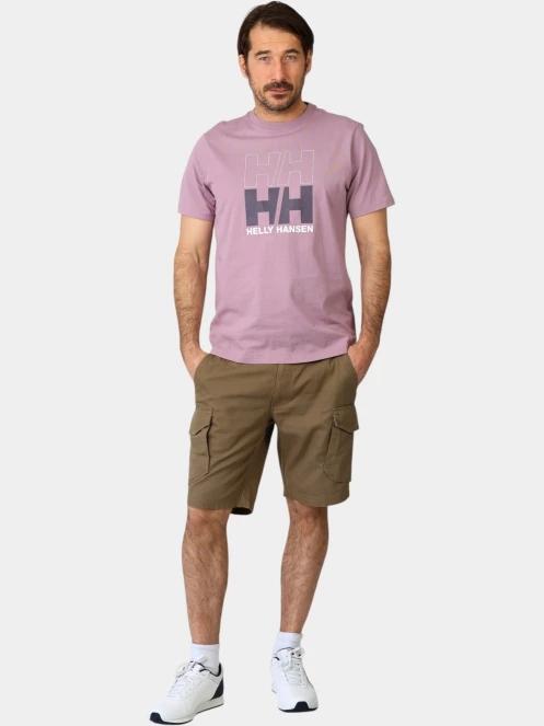 Helly Hansen Dock Cargo Shorts férfi oldalzsebes rövidnadrág oliva színben 5
