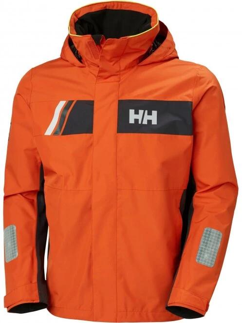 Helly Hansen Newport Inshore Jacket férfi vitorlás kabát narancssárga színben 7