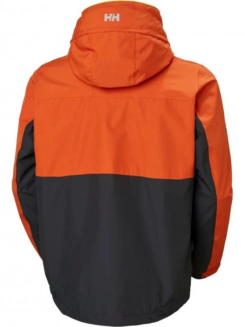 Helly Hansen Newport Inshore Jacket férfi vitorlás kabát narancssárga színben 8