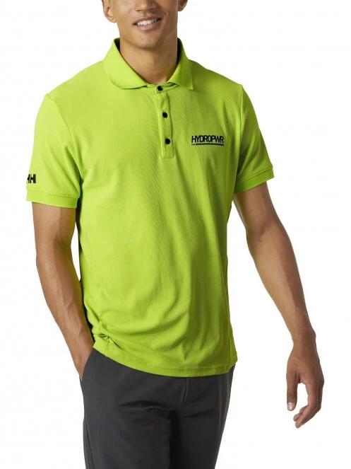 Helly Hansen Hp Race Polo férfi galléros póló zöld színben 2