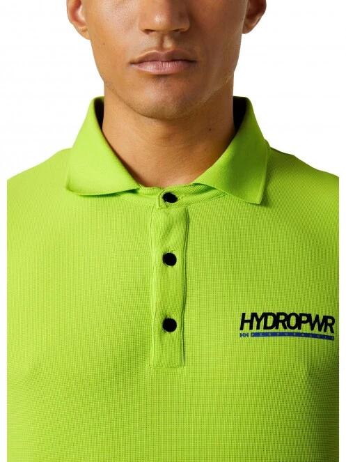 Helly Hansen Hp Race Polo férfi galléros póló zöld színben 4
